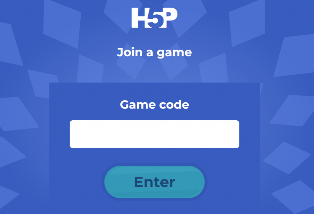 a screenshot of H5P shortcode game