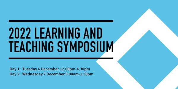 2022 Learning and Teaching Symposium banner
